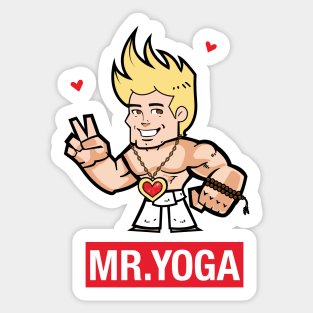 Mr. Yoga Sticker